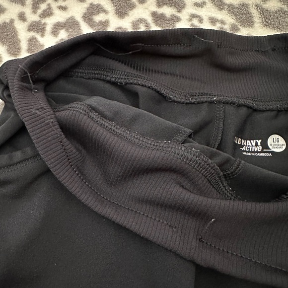 Old Navy Active Knit Slouchy Joggers in Black Size Large 10-12 - Picture 8 of 17